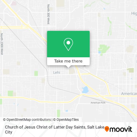 Church of Jesus Christ of Latter Day Saints map