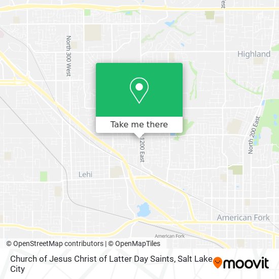 Church of Jesus Christ of Latter Day Saints map