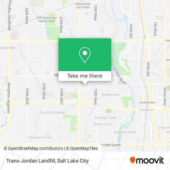 Trans-Jordan Landfill map