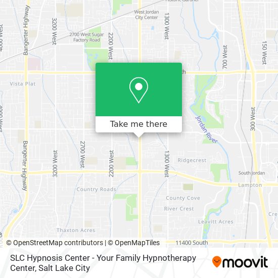 Mapa de SLC Hypnosis Center - Your Family Hypnotherapy Center