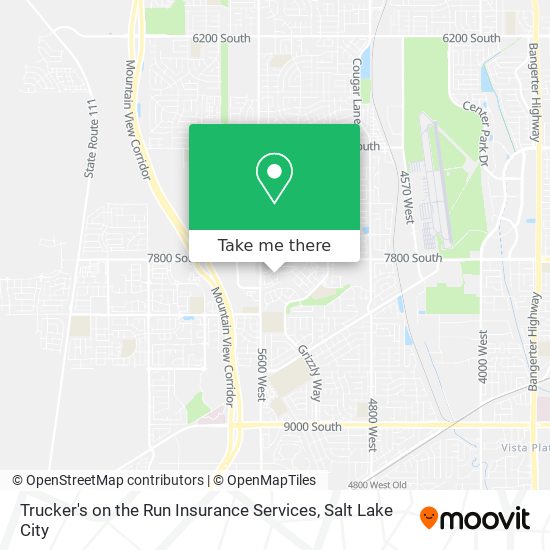 Mapa de Trucker's on the Run Insurance Services