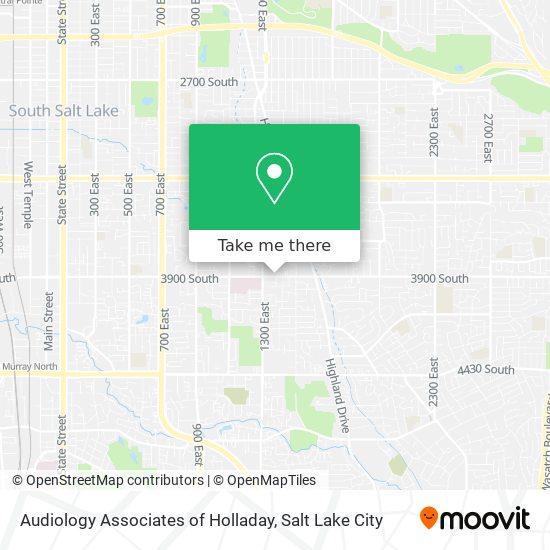 Audiology Associates of Holladay map