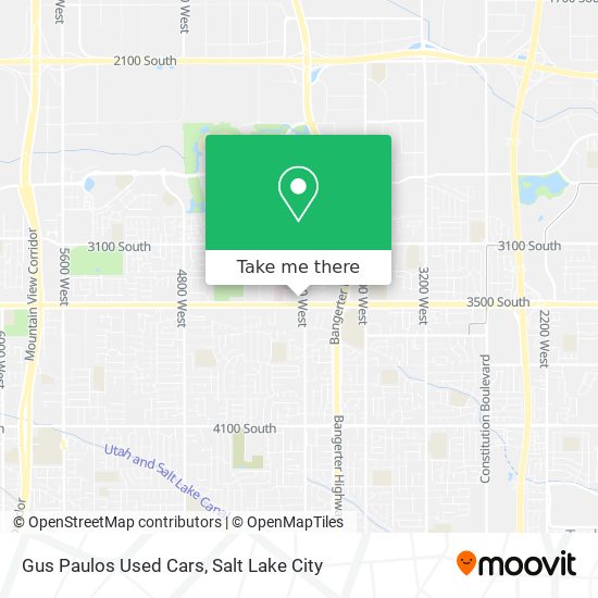 Gus Paulos Used Cars map