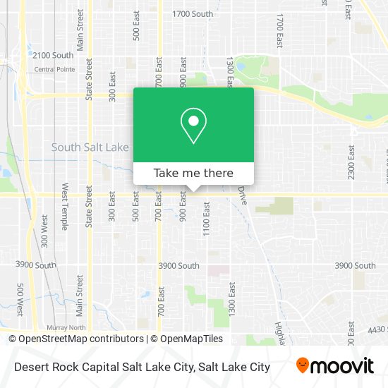 Mapa de Desert Rock Capital Salt Lake City