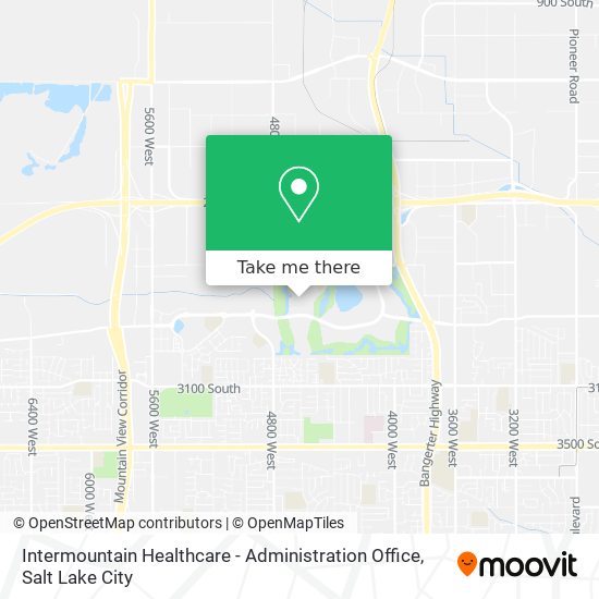 Intermountain Healthcare - Administration Office map