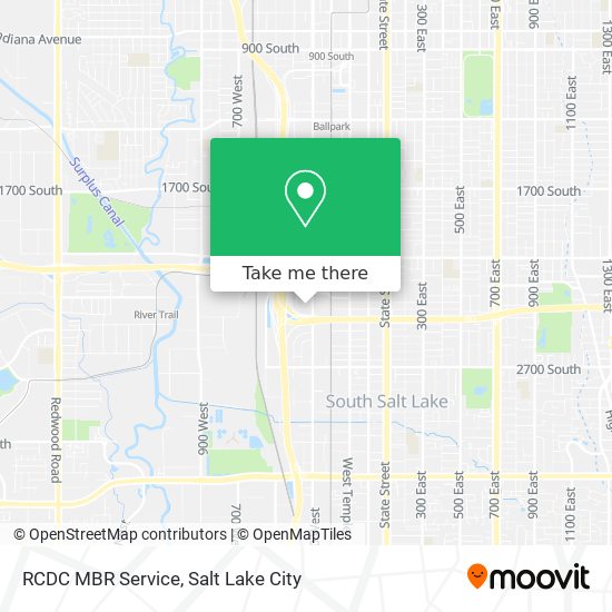 RCDC MBR Service map