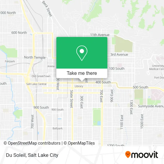 Du Soleil map
