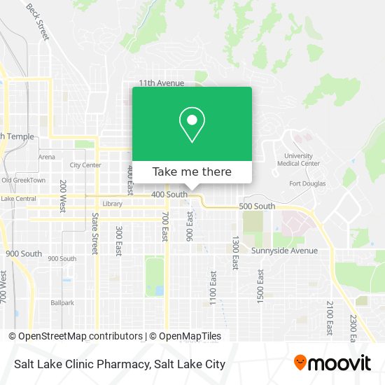 Mapa de Salt Lake Clinic Pharmacy