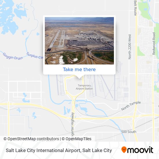 Mapa de Salt Lake City International Airport