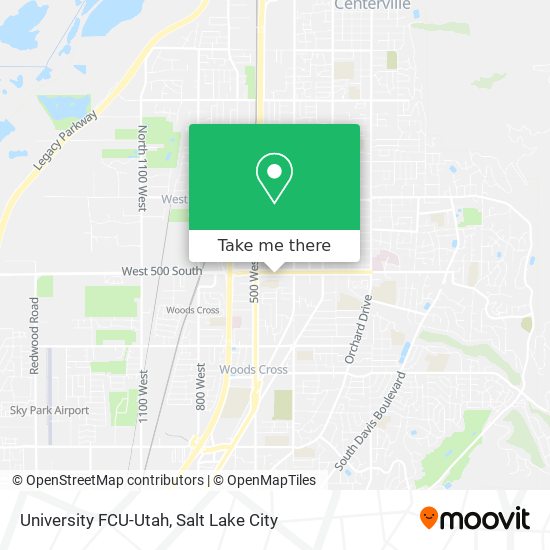 University FCU-Utah map