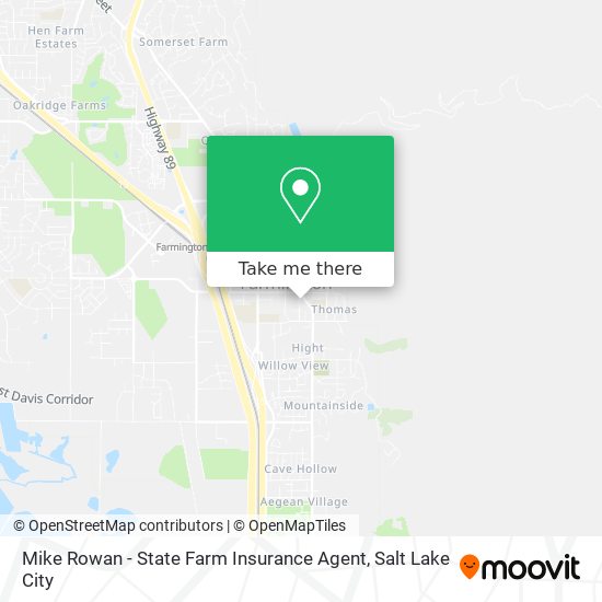 Mapa de Mike Rowan - State Farm Insurance Agent