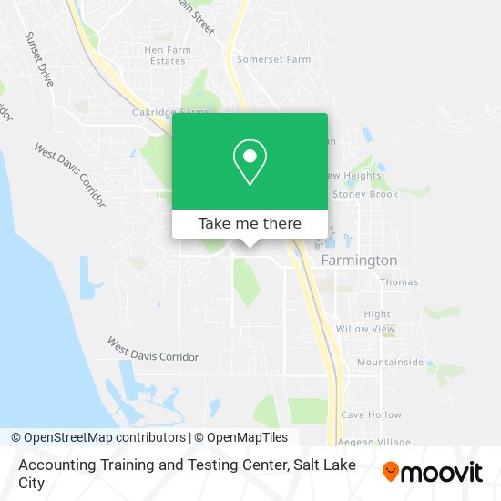Mapa de Accounting Training and Testing Center