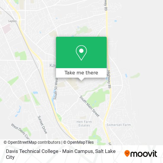 Mapa de Davis Technical College - Main Campus