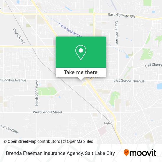 Mapa de Brenda Freeman Insurance Agency