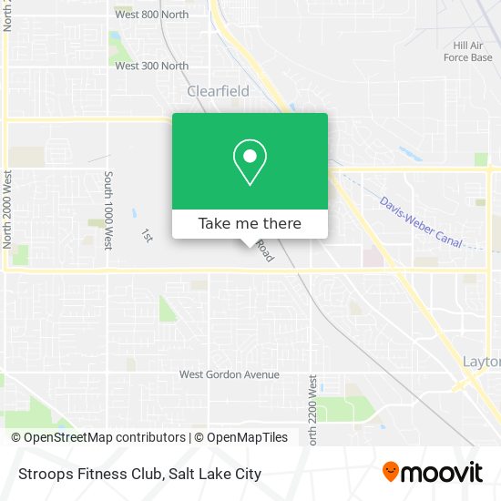 Stroops Fitness Club map