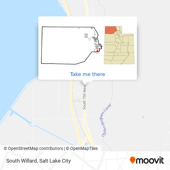 Mapa de South Willard