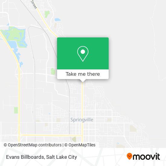 Evans Billboards map