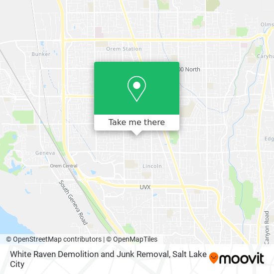 White Raven Demolition and Junk Removal map