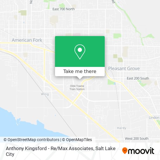Anthony Kingsford - Re / Max Associates map