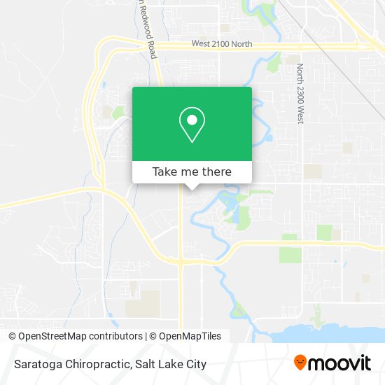 Saratoga Chiropractic map