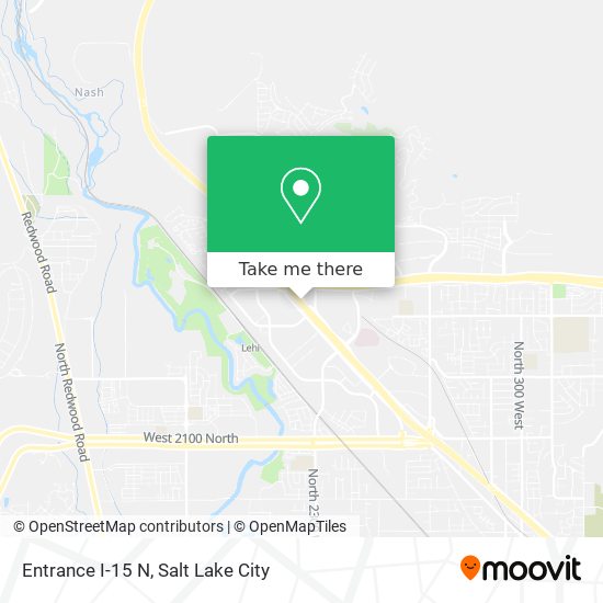 Mapa de Entrance I-15 N