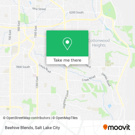 Mapa de Beehive Blends