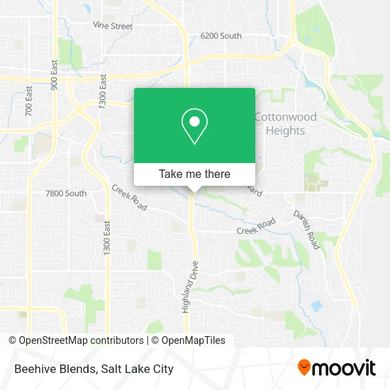 Mapa de Beehive Blends