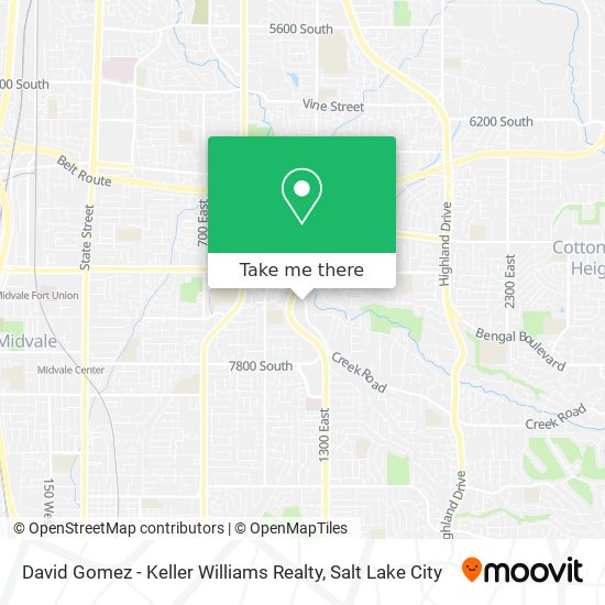 David Gomez - Keller Williams Realty map