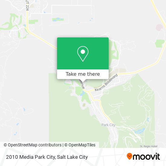 2010 Media Park City map