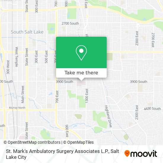 St. Mark's Ambulatory Surgery Associates L.P. map