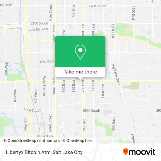 Mapa de Libertyx Bitcoin Atm