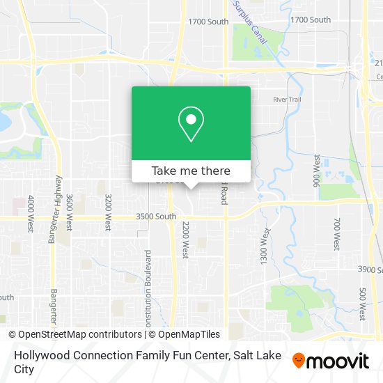 Hollywood Connection Family Fun Center map