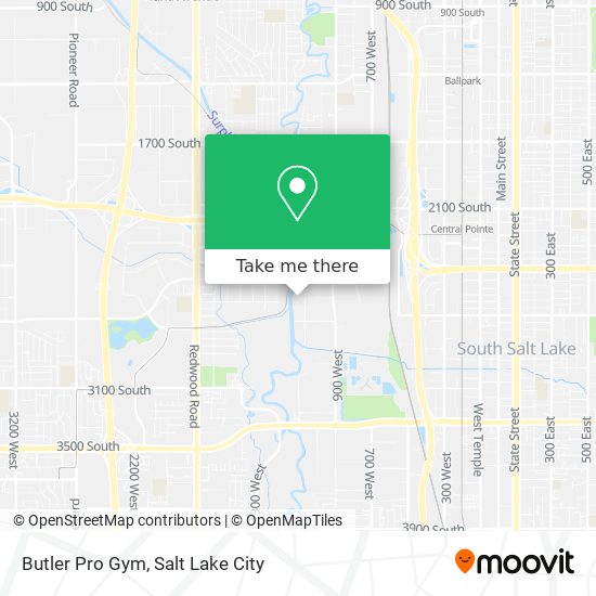 Butler Pro Gym map