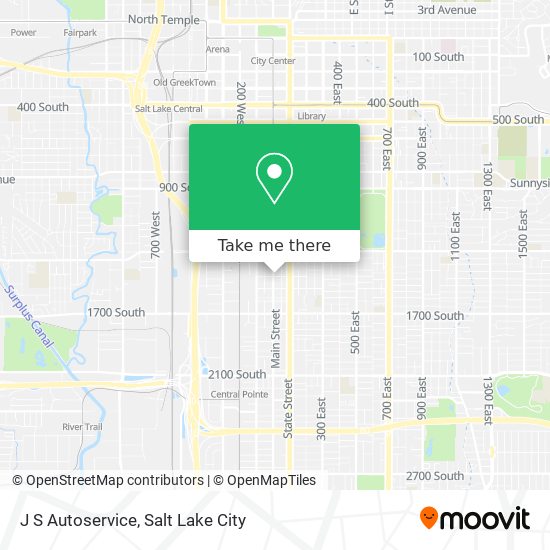 J S Autoservice map