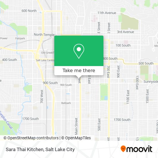 Sara Thai Kitchen map