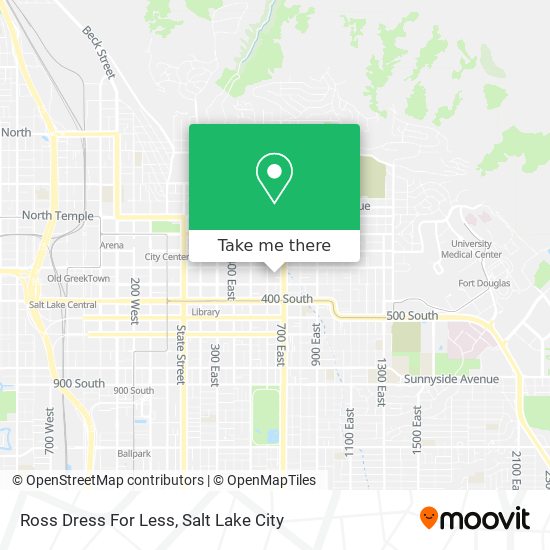 Ross Dress For Less map