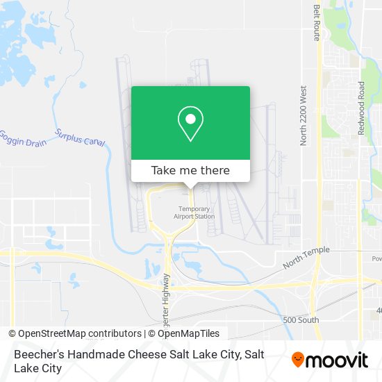 Beecher's Handmade Cheese Salt Lake City map