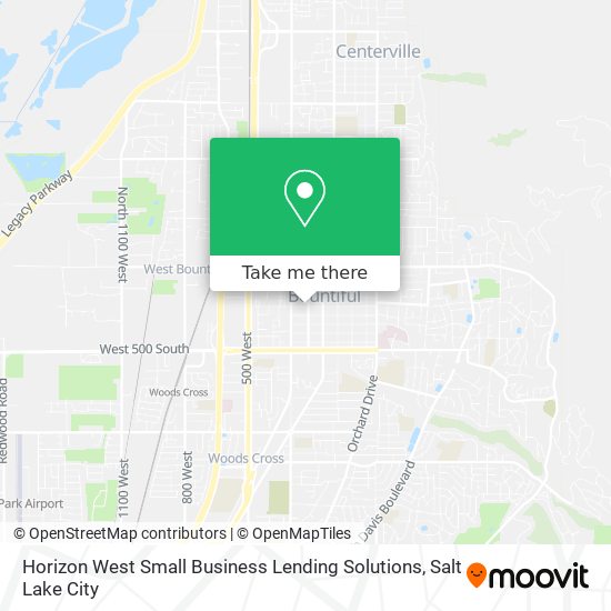 Horizon West Small Business Lending Solutions map
