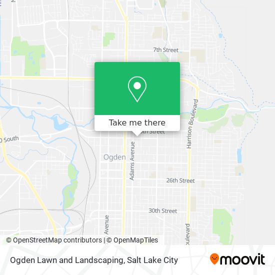 Ogden Lawn and Landscaping map