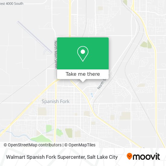 Walmart Spanish Fork Supercenter map