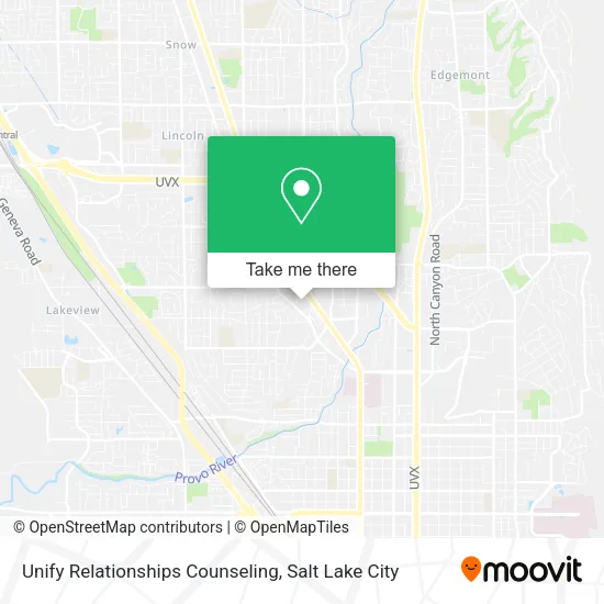 Mapa de Unify Relationships Counseling