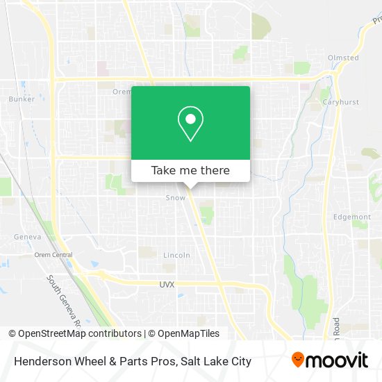 Henderson Wheel & Parts Pros map