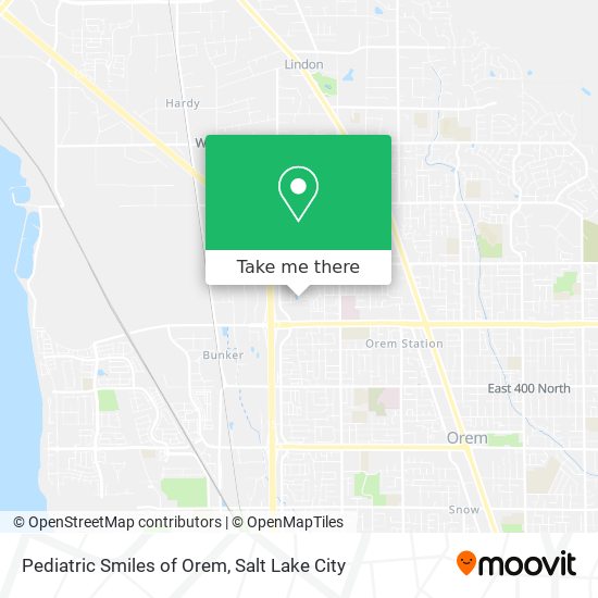 Mapa de Pediatric Smiles of Orem