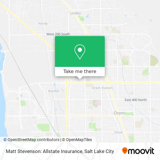 Matt Stevenson: Allstate Insurance map