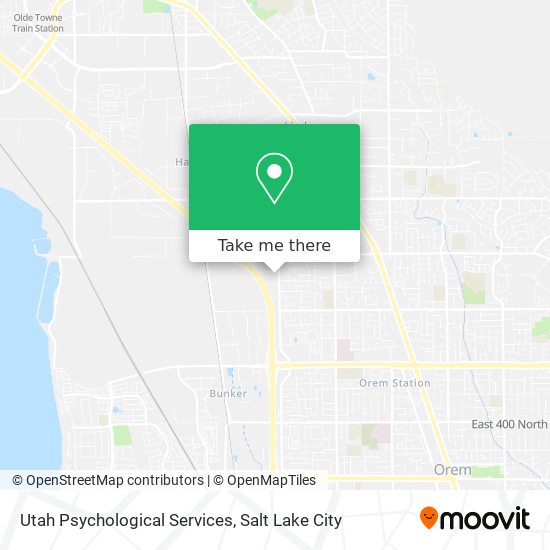 Utah Psychological Services map