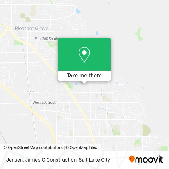 Mapa de Jensen, James C Construction