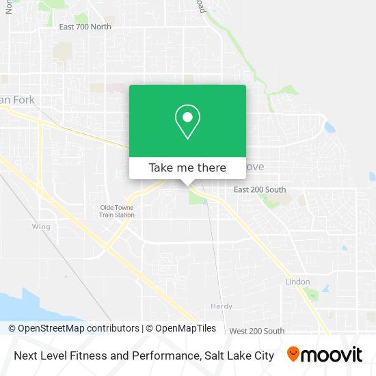 Next Level Fitness and Performance map