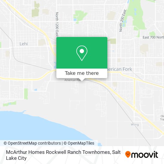 McArthur Homes Rockwell Ranch Townhomes map