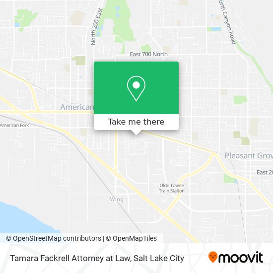 Mapa de Tamara Fackrell Attorney at Law