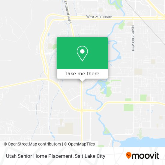 Utah Senior Home Placement map